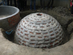 Brick dome plant being built in Bangladesh